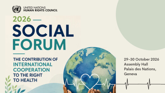 La salud no puede ser rehén de la geopolítica: AIDHDES interviene en el Foro Social 2026